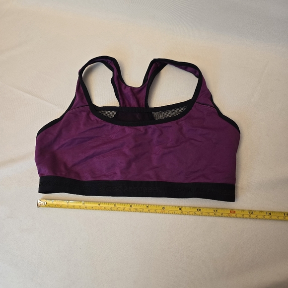 Ladies Shock Absorber, sports bra, Size 36D, purple and black - Picture 5 of 5
